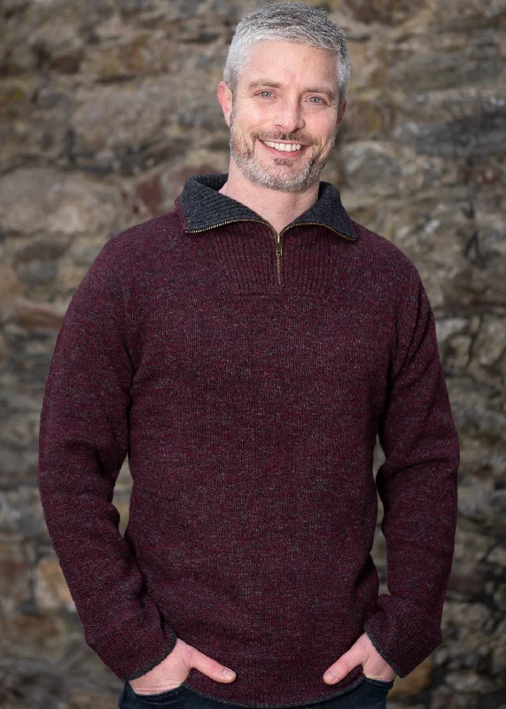 Men’s clothing at unbeatable prices – shop the sale today! Mens Lambswool Zip Sweater | Claret Men’s clothing at unbeatable prices – shop the sale today! Mens Lambswool Zip Sweater | Claret