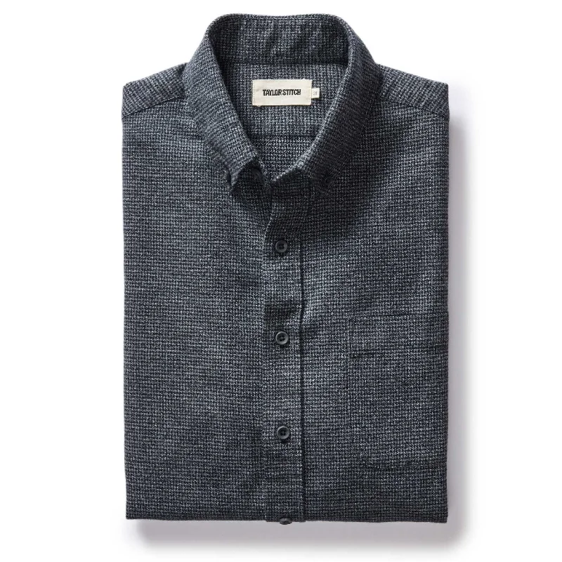 Shop new arrivals in clothing and save –  The Jack in Dark Navy Houndstooth
