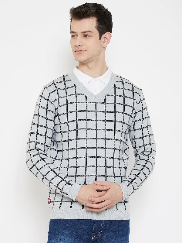 Shop men’s fashion for less – prices slashed on select items. JUMP USA Men Grey Checked V-Neck Casual Pullover Shop men’s fashion for less – prices slashed on select items. JUMP USA Men Grey Checked V-Neck Casual Pullover