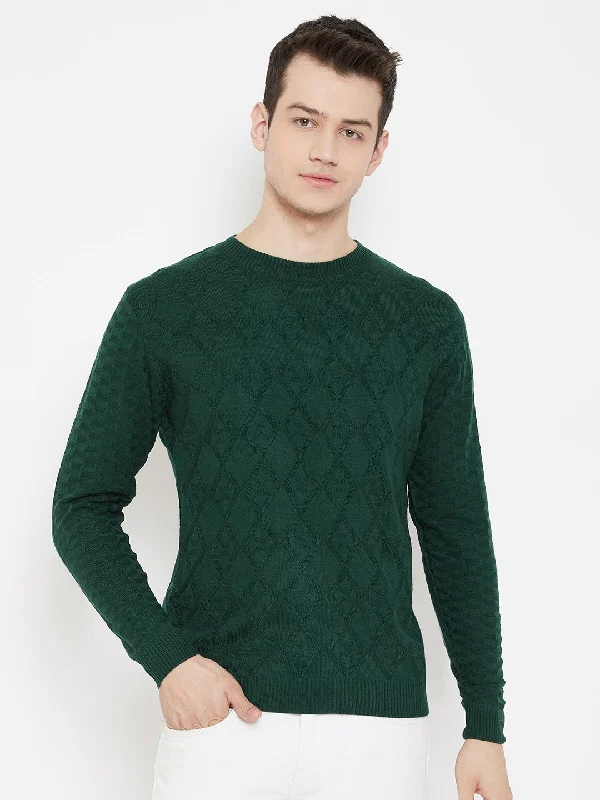 Huge deals on men’s clothing – Limited-time only!  JUMP USA Men Navy Blue Solid Round Neck Casual Pullover