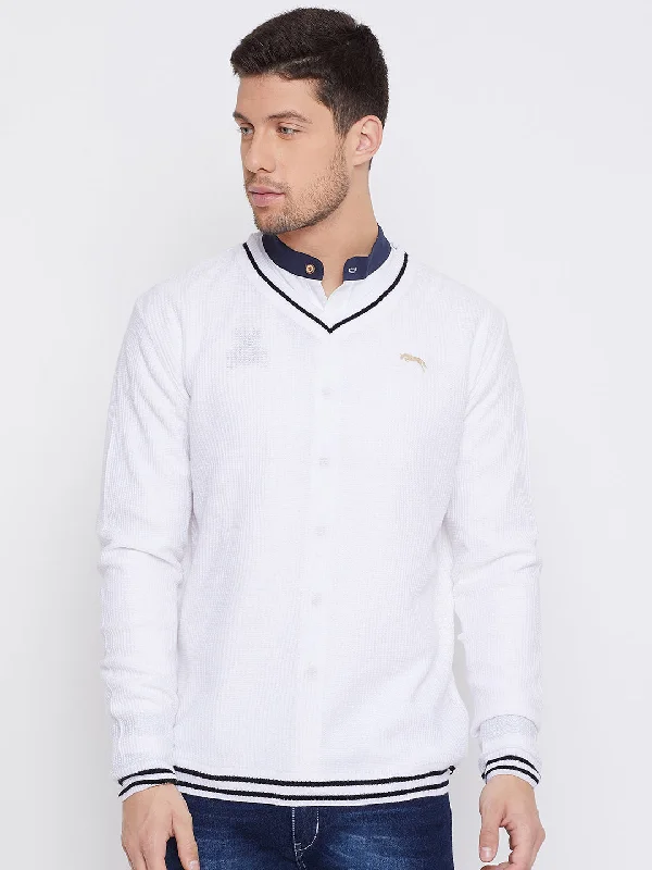 Shop the season’s best styles at discounted prices on men's clothing. JUMP USA Men White Self Design Pullover Shop the season’s best styles at discounted prices on men's clothing. JUMP USA Men White Self Design Pullover