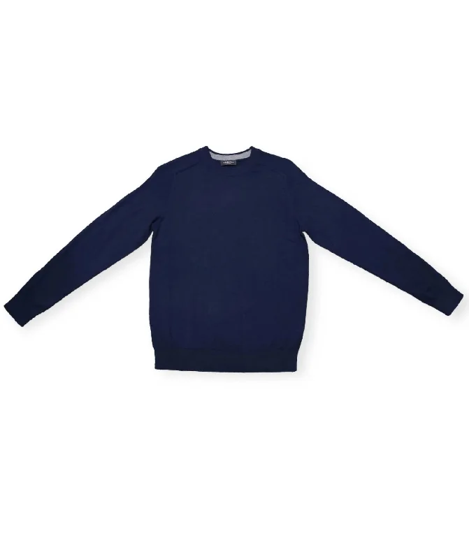 Shop the hottest fashion trends for less – deals you can’t miss. Men's Blade Silk Crew Neck Sweater In Dark Saphire Shop the hottest fashion trends for less – deals you can’t miss. Men's Blade Silk Crew Neck Sweater In Dark Saphire