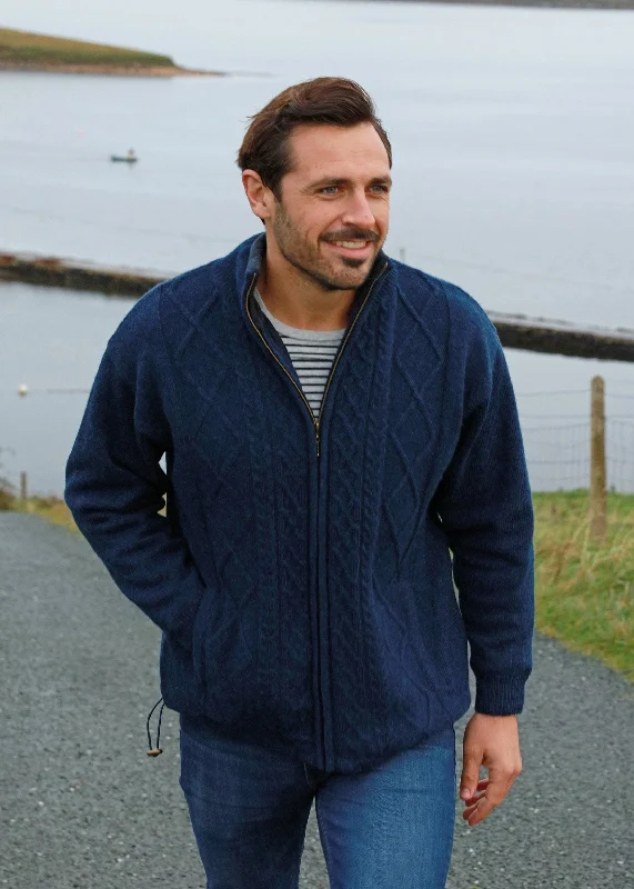Shop smart, save big – men’s clothing sale on now! Mens Lined Wool Aran Cardigan | Blue Shop smart, save big – men’s clothing sale on now! Mens Lined Wool Aran Cardigan | Blue