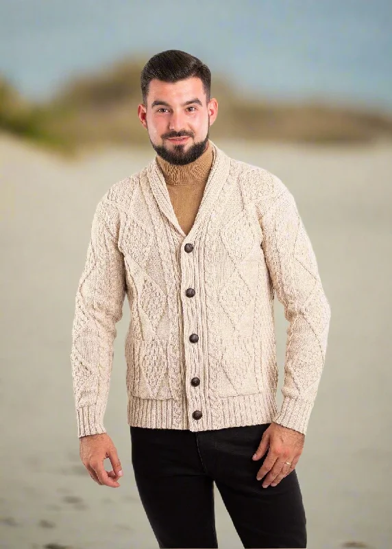Exclusive offers on men’s wardrobe essentials – save more now! Men's Shawl Button Cardigan | Oatmeal Exclusive offers on men’s wardrobe essentials – save more now! Men's Shawl Button Cardigan | Oatmeal