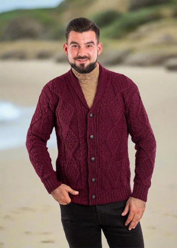 End-of-season sale – men’s clothing essentials up to 60% off! Men's Shawl Button Cardigan | Wine End-of-season sale – men’s clothing essentials up to 60% off! Men's Shawl Button Cardigan | Wine