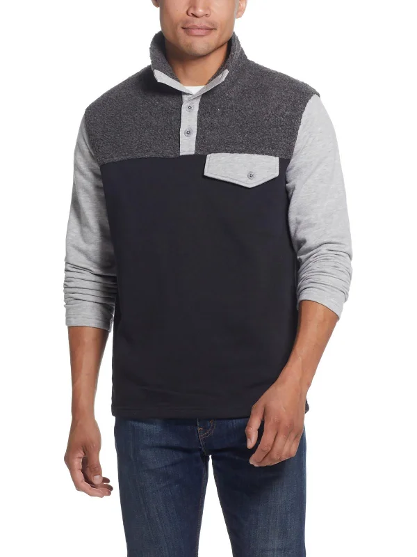 – Shop trendy clothing now.  Mens Sherpa Long Sleeve Pullover Sweater