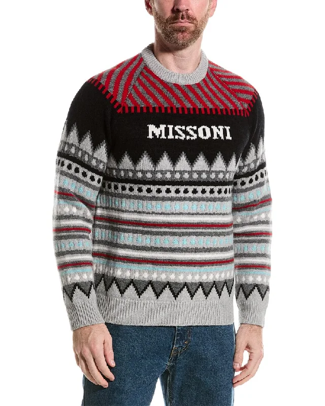 Shop the best clothing sales of the year!  Missoni Wool-Blend Crewneck Sweater
