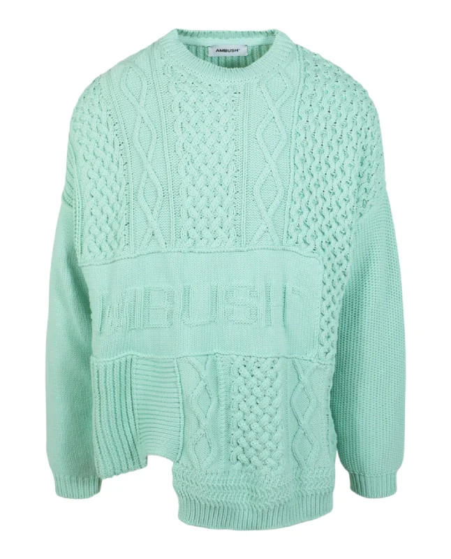 Seasonal fashion sale – Save on all your wardrobe essentials today! Patchwork Knit Crewneck Sweater Seasonal fashion sale – Save on all your wardrobe essentials today! Patchwork Knit Crewneck Sweater