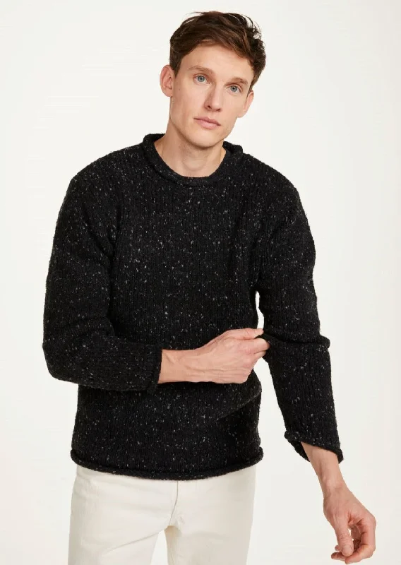 Shop the season’s best styles at discounted prices on men's clothing. Raheen Tweed Roll Neck Mens Sweater | Black Shop the season’s best styles at discounted prices on men's clothing. Raheen Tweed Roll Neck Mens Sweater | Black