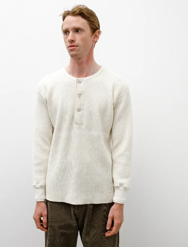 Last chance! Men’s clothing at unbeatable prices.  Lot 605 Henry Neck Shirt Ivory