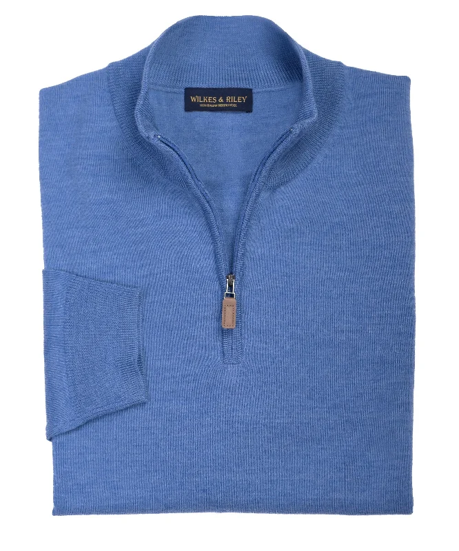 Save on top-selling fashion styles – Big discounts on men’s clothing. Ultra-fine Zegna Baruffa Half-Zip Merino Wool Sweater - Light Blue Save on top-selling fashion styles – Big discounts on men’s clothing. Ultra-fine Zegna Baruffa Half-Zip Merino Wool Sweater - Light Blue