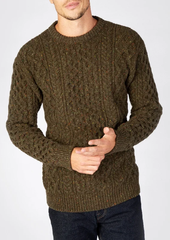 Get the latest styles in clothing – Shop now for unbeatable deals.  IrelandsEye Men's Cashmere Aran Sweater | Green