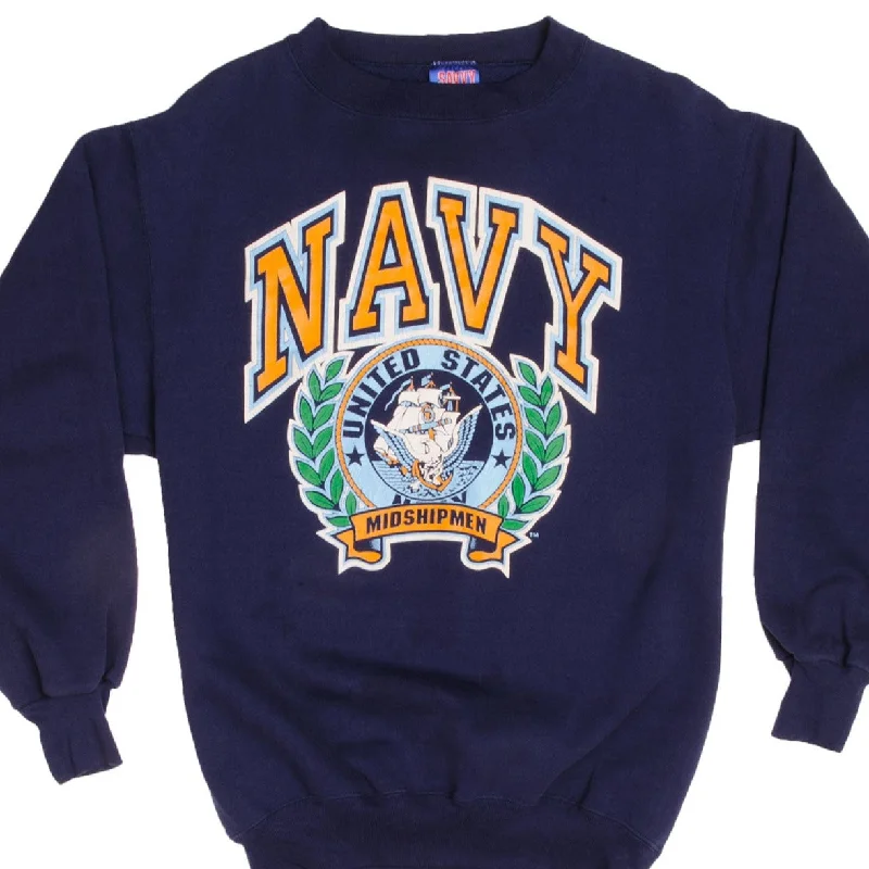 Shop the best clothing sale – Limited-time offer.  VINTAGE USN US NAVY SWEATSHIRT CREWNECK 1990S SIZE LARGE MADE IN USA