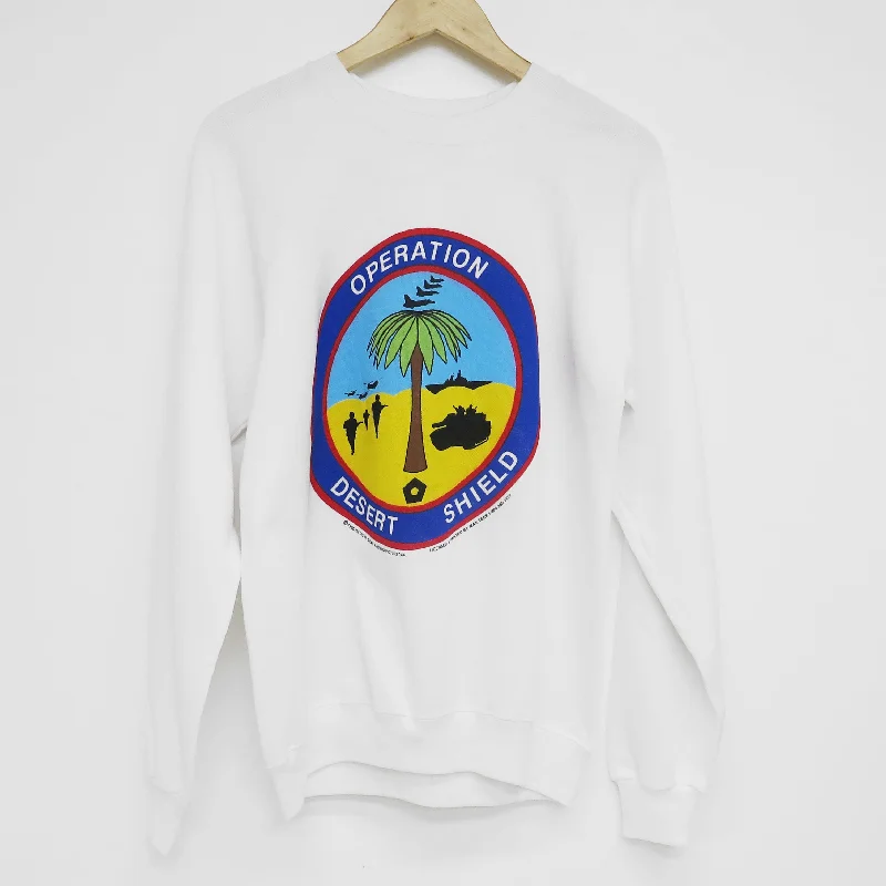 Shop the best fashion at unbeatable prices – Limited time only.  VINTAGE OPERATION DESERT SHIELD 1990 SWEATSHIRT SIZE LARGE DEADSTOCK