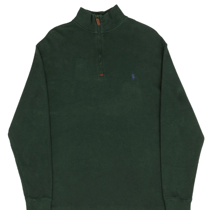 Hurry, the best clothing deals won’t last – Shop now for major savings.  POLO RALPH LAUREN PINE GREEN QUARTER 1/4 ZIP SWEATER SIZE LARGE TALL