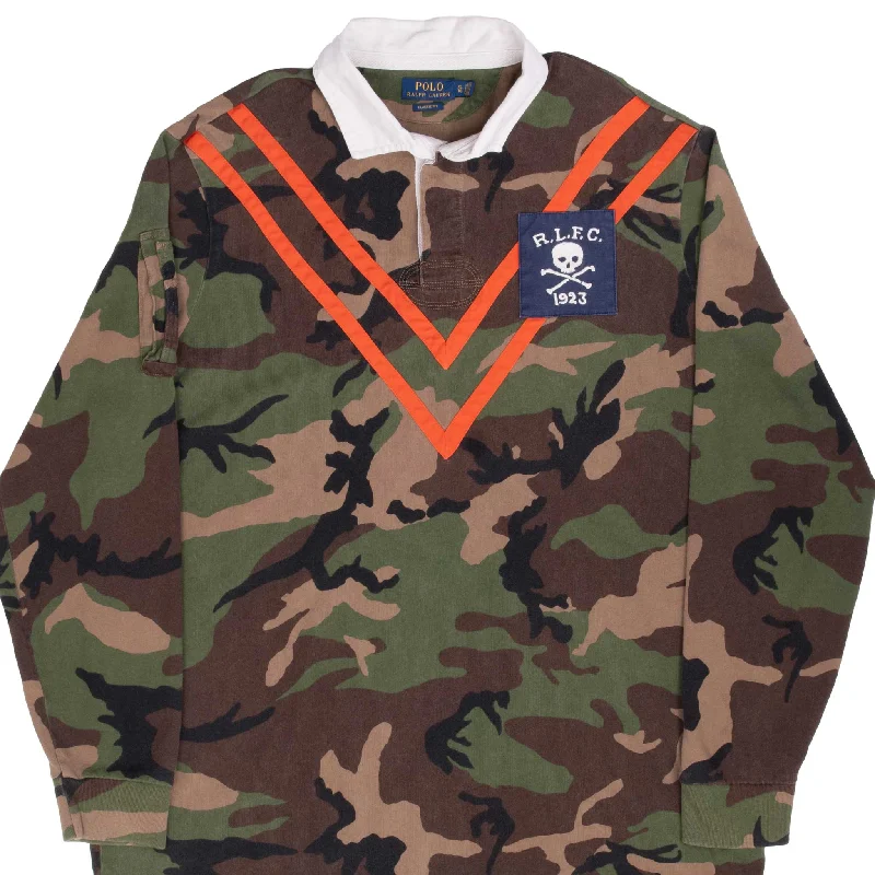 Shop our exclusive men’s fashion deals – limited time only!  POLO RALPH LAUREN RLFC CAMO RUGBY POLO SHIRT SIZE XL