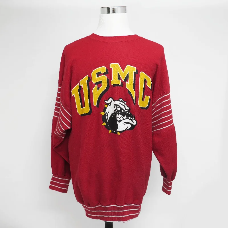 Men’s fashion sale – new deals added every day!  USMC US MARINE CORPS 'BULLDOG' 1980'S SWEATSHIRT SIZE LARGE