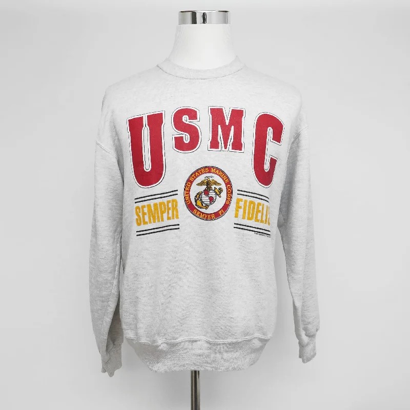 Shop men’s fashion at discount prices and save up to 70%!  USMC US MARINE CORPS 1980'S SWEATSHIRT SIZE LARGE