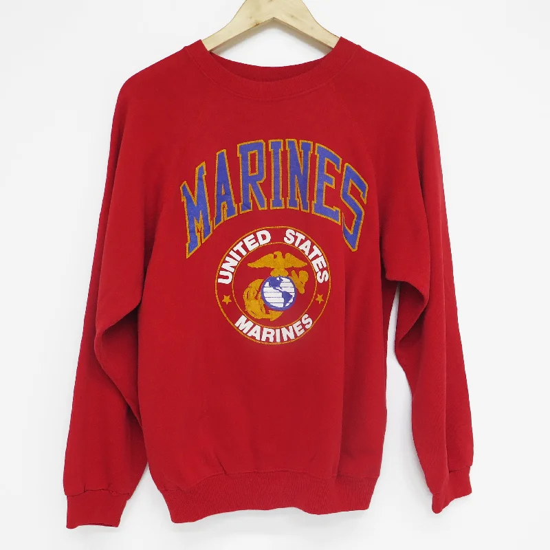 Save big on men’s casual wear – today only!  USMC US MARINE CORPS 1980'S SWEATSHIRT SIZE 46-48 XL