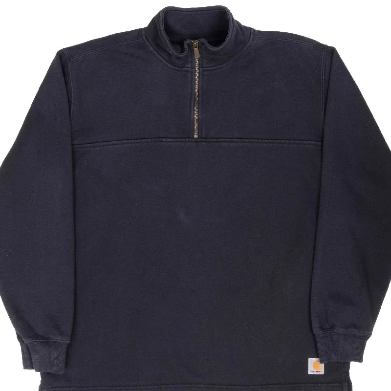 Shop the look you love at prices you’ll love even more!  VINTAGE CARHARTT BLACK QUARTER ZIP SWEATSHIRT MEDIUM 2000S