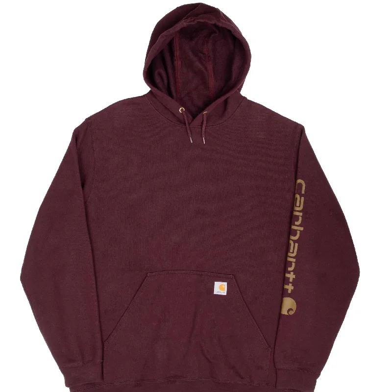 Shop stylish, comfortable men’s clothing at discounted prices.  VINTAGE CARHARTT CLASSIC BURGUNDY HOODIE SWEATSHIRT XL