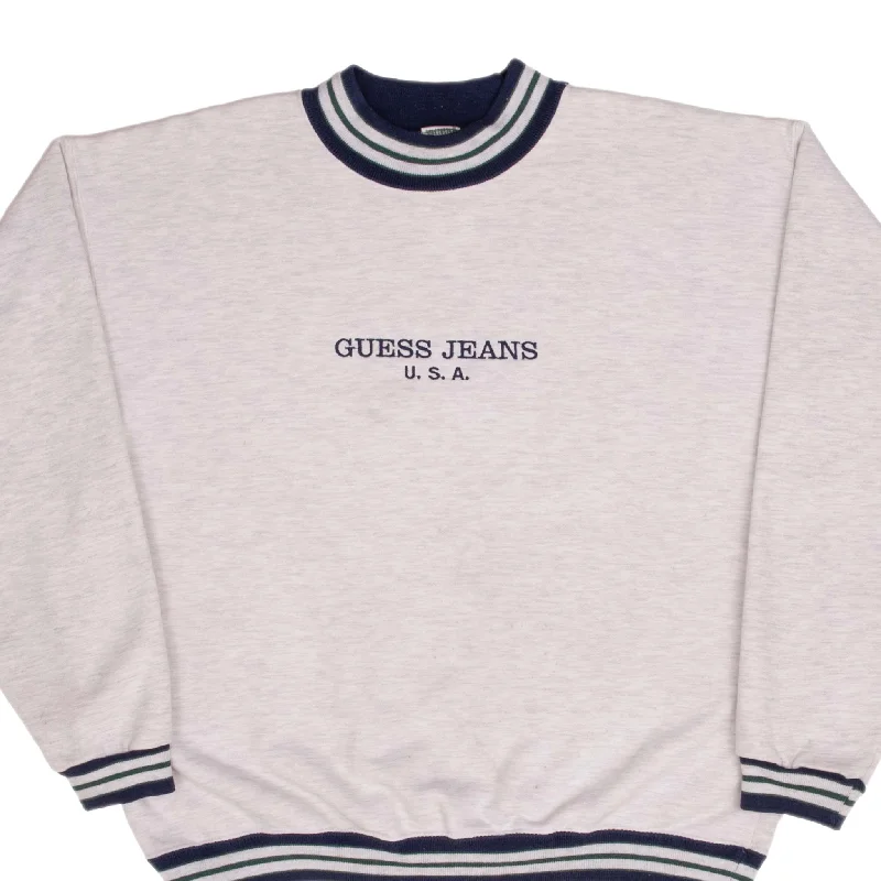 Shop the latest clothing deals – Huge discounts on fashion essentials!  VINTAGE GUESS JEANS EMBROIDERED SWEATSHIRT 1990S SIZE XL MADE IN USA