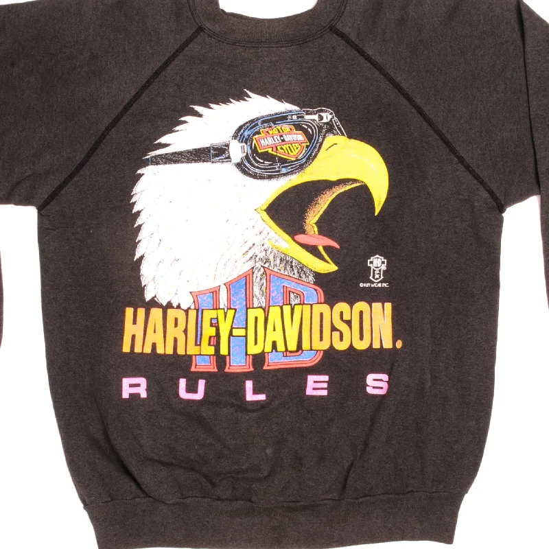 Seasonal fashion sale – Save on all your wardrobe essentials today!  VINTAGE HARLEY DAVIDSON SWEATSHIRT SIZE LARGE MADE IN USA 1980s