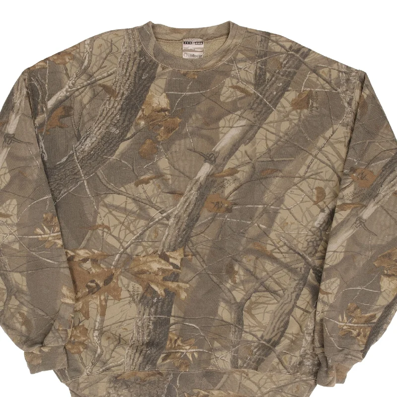 Look sharp without breaking the bank – men’s clothing sale now!  VINTAGE HUNTING REALTREE HARDWOODS CAMO SWEATSHIRT 1990S SIZE XL MADE IN USA