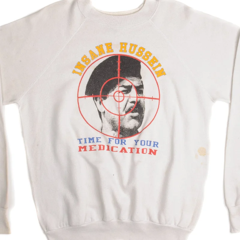 Best deals on men’s clothing – Sale ends soon, shop today!  VINTAGE INSANE HUSSEIN SWEATSHIRT SIZE XL MADE IN USA