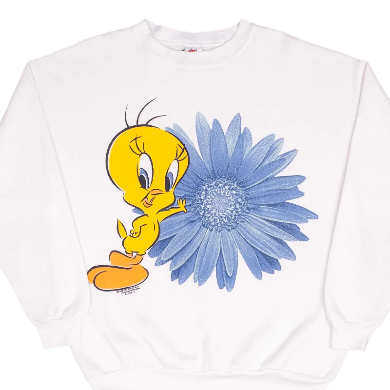 Shop now for fresh styles at discounted prices.  VINTAGE LOONEY TUNES TWEETY FLOWER 1997 SWEATSHIRT SIZE XL
