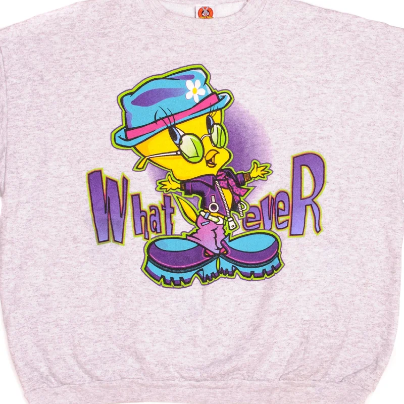 Exclusive online offer: Save 30% on all men's clothing.  VINTAGE LOONEY TUNES TWEETY SWEATSHIRT 1997 SIZE XL