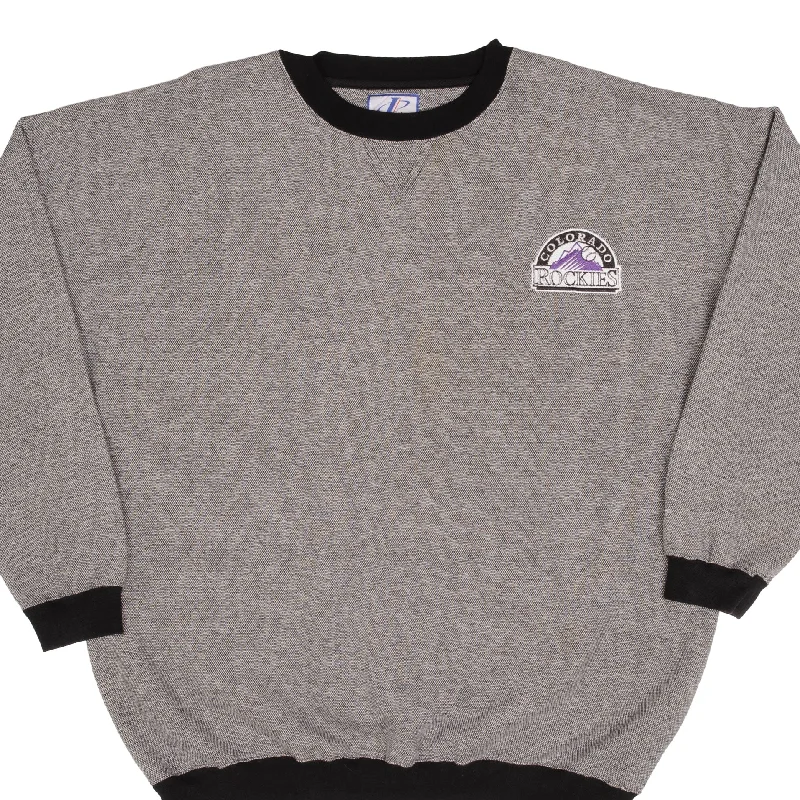 Shop affordable clothing for every season – Big savings this weekend only!  VINTAGE MLB COLORADO ROCKIES 1990S SWEATSHIRT SIZE 2XL