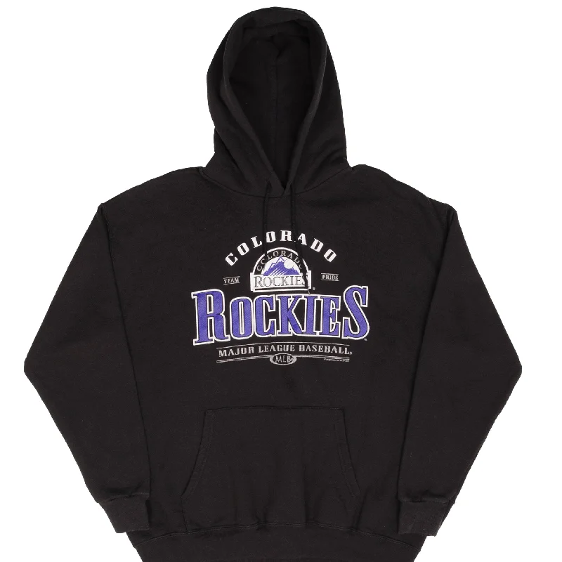 Upgrade your look with stylish, affordable men’s clothing.  VINTAGE MLB COLORADO ROCKIES 2007 HOODIE SWEATSHIRT SIZE LARGE