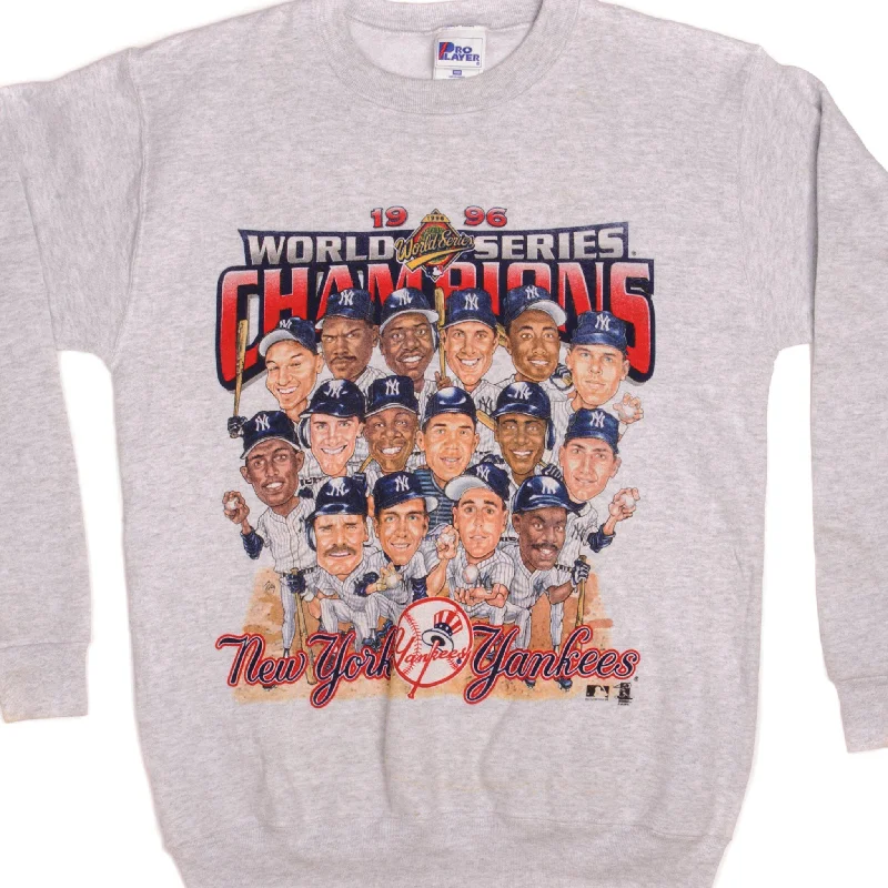 Bundle and save: Shop men’s fashion and enjoy exclusive discounts. VINTAGE MLB NEW YORK YANKEES SWEATSHIRT 1996 SIZE MEDIUM MADE IN USA Bundle and save: Shop men’s fashion and enjoy exclusive discounts. VINTAGE MLB NEW YORK YANKEES SWEATSHIRT 1996 SIZE MEDIUM MADE IN USA