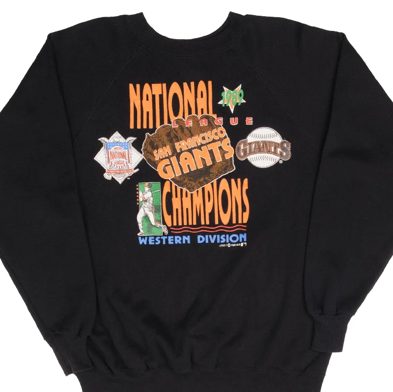 Limited-time offer!  VINTAGE MLB SAN FRANCISCO GIANTS NATIONAL CHAMPS 1989 SWEATSHIRT XL MADE IN USA