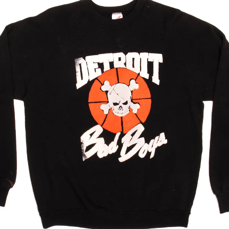 Don’t miss out – Limited-time VINTAGE NBA DETROIT BAD BOYS SWEATSHIRT 1980s SIZE LARGE MADE IN USA Don’t miss out – Limited-time VINTAGE NBA DETROIT BAD BOYS SWEATSHIRT 1980s SIZE LARGE MADE IN USA