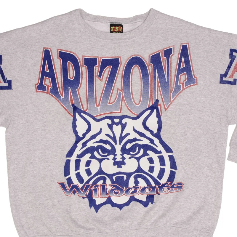 Get ready for your next season with amazing savings on all clothing.  VINTAGE NCAA ARIZONA WILDCATS ALL OVER PRINT SWEATSHIRT 1990S SIZE 2XL