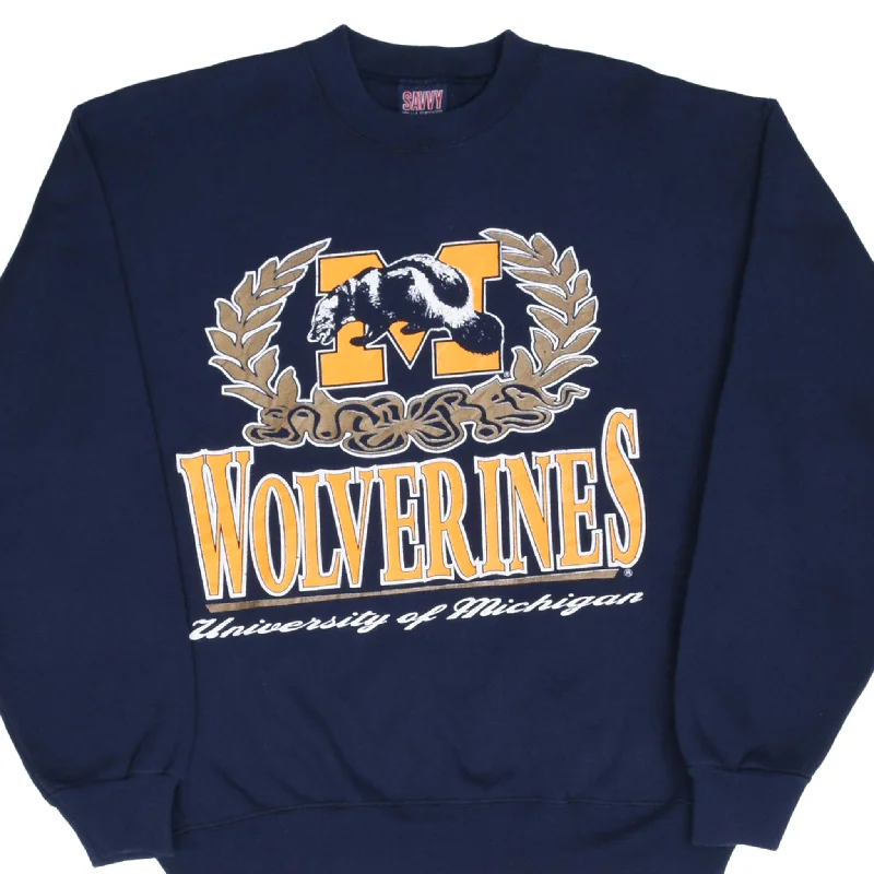 Shop the best clothing brands at amazing prices –   VINTAGE NCAA MICHIGAN WOLVERINES 1990S SWEATSHIRT SIZE LARGE MADE IN USA