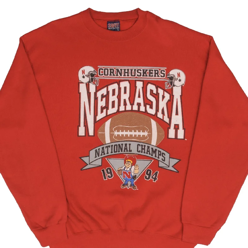 Massive discounts on all clothing items – Shop now for the best prices.  VINTAGE NCAA NEBRASKA CORNHUSKERS CHAMPIONS 1994 SWEATSHIRT LARGE MADE IN USA