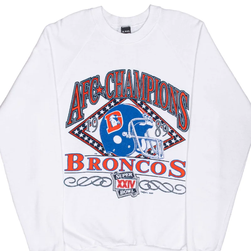 Save on top-selling fashion styles – Big discounts on men’s clothing. VINTAGE NFL DENVER BRONCOS AFC CHAMPIONS 1989 SWEATSHIRT LARGE Save on top-selling fashion styles – Big discounts on men’s clothing. VINTAGE NFL DENVER BRONCOS AFC CHAMPIONS 1989 SWEATSHIRT LARGE
