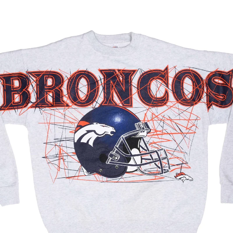 Shop affordable and stylish clothing – Limited-time discounts.  VINTAGE NFL DENVER BRONCOS ALL OVER PRINT 1990S SWEATSHIRT SIZE XL