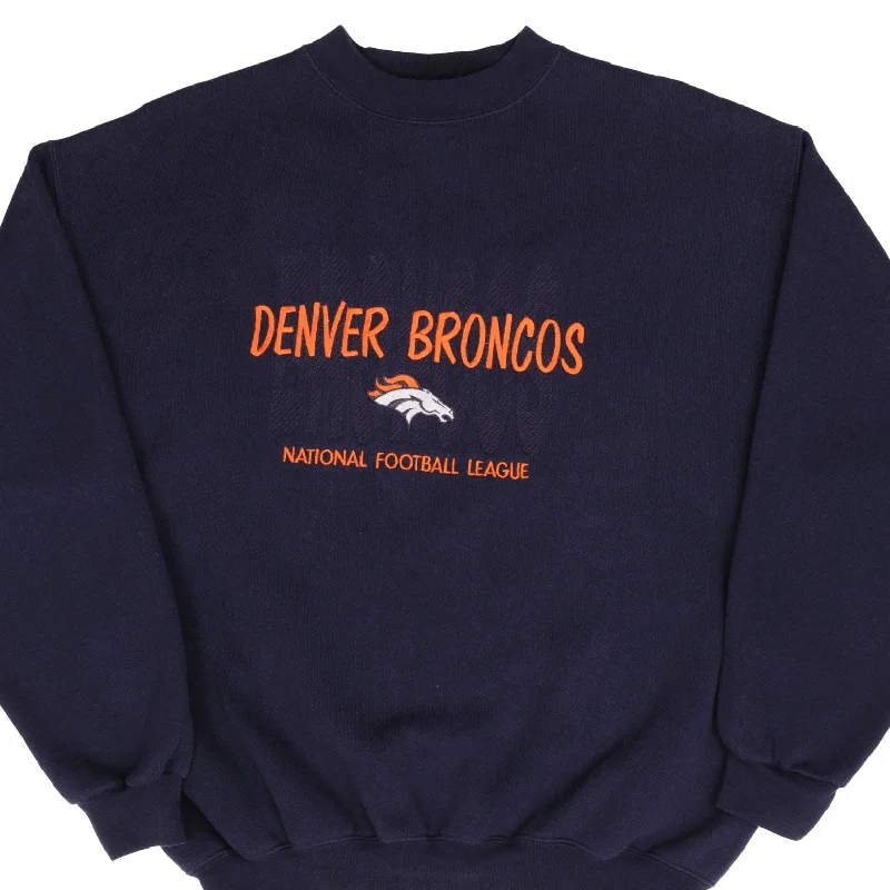 Exclusive offers on men’s wardrobe essentials – save more now!  VINTAGE NFL DENVER BRONCOS EMBROIDERED SWEATSHIRT 1990S SIZE LARGE