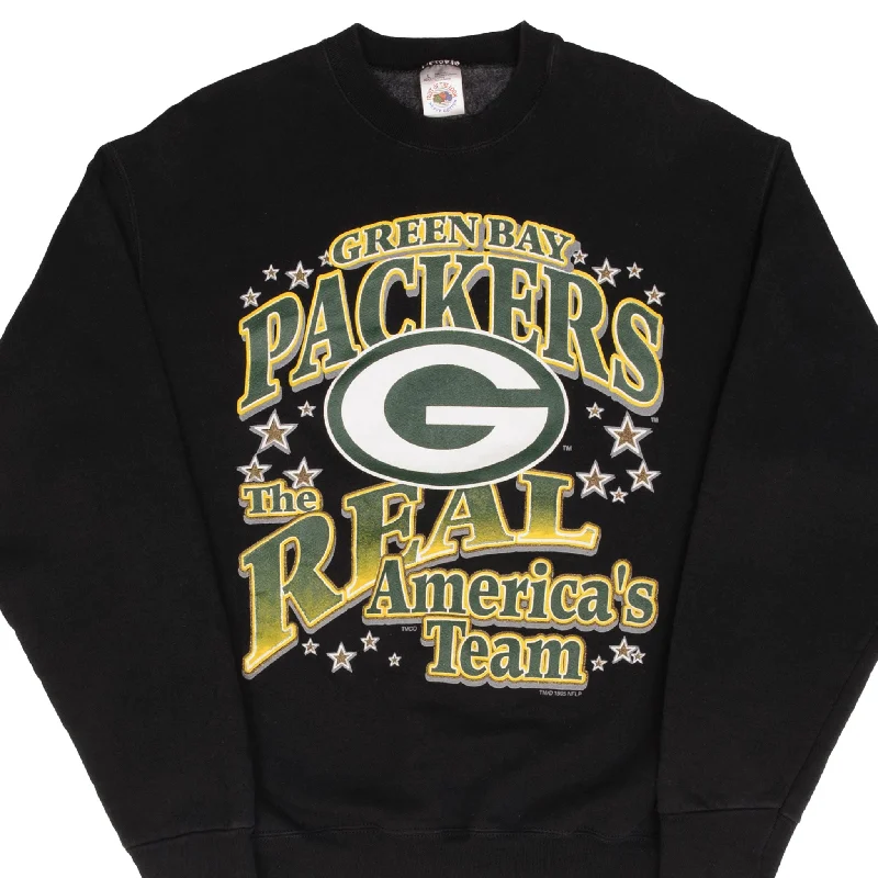 Shop the latest men’s styles at unbelievable prices.  VINTAGE NFL GREEN BAY PACKERS 1995 BLACK SWEATSHIRT SIZE LARGE MADE IN USA