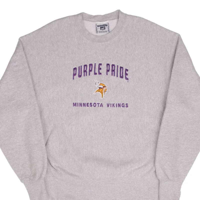 Shop affordable clothing for all occasions –  VINTAGE NFL MINNESOTA VIKINGS EMBROIDERED REVERSE WEAVE SWEATSHIRT 1990S SIZE XL