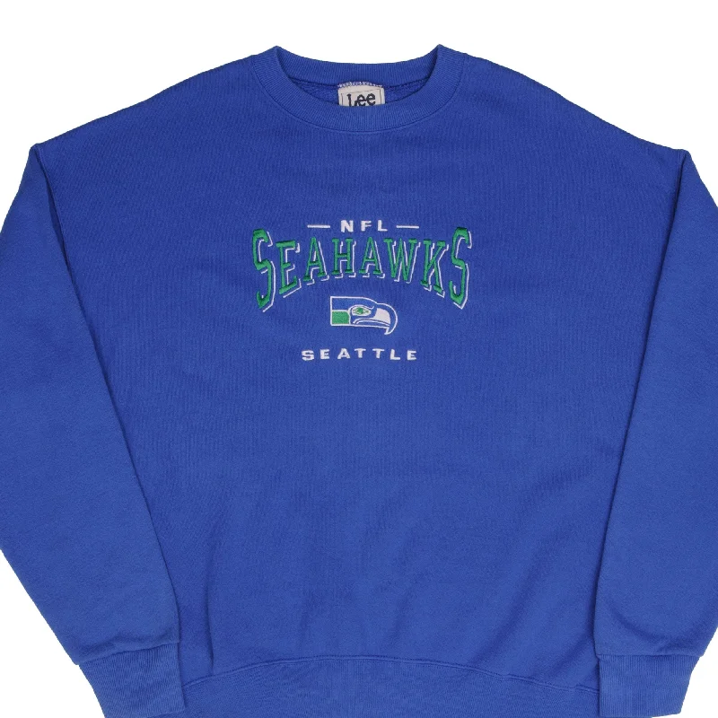 Exclusive discounts on all types of clothing – Shop now!  VINTAGE NFL SEATTLE SEAHAWKS EMBROIDERED SWEATSHIRT 1990S SIZE XL MADE IN USA