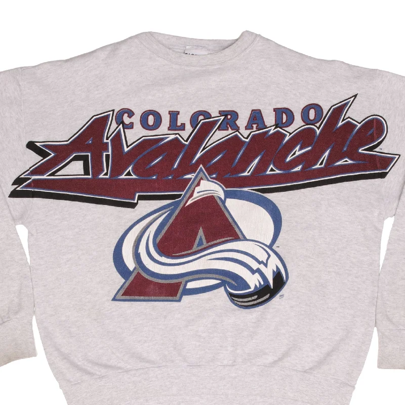 Big discounts  – Shop now for amazing deals.  VINTAGE NHL COLORADO AVALANCHE ALL OVER PRINT SWEATSHIRT 1990S SIZE LARGE