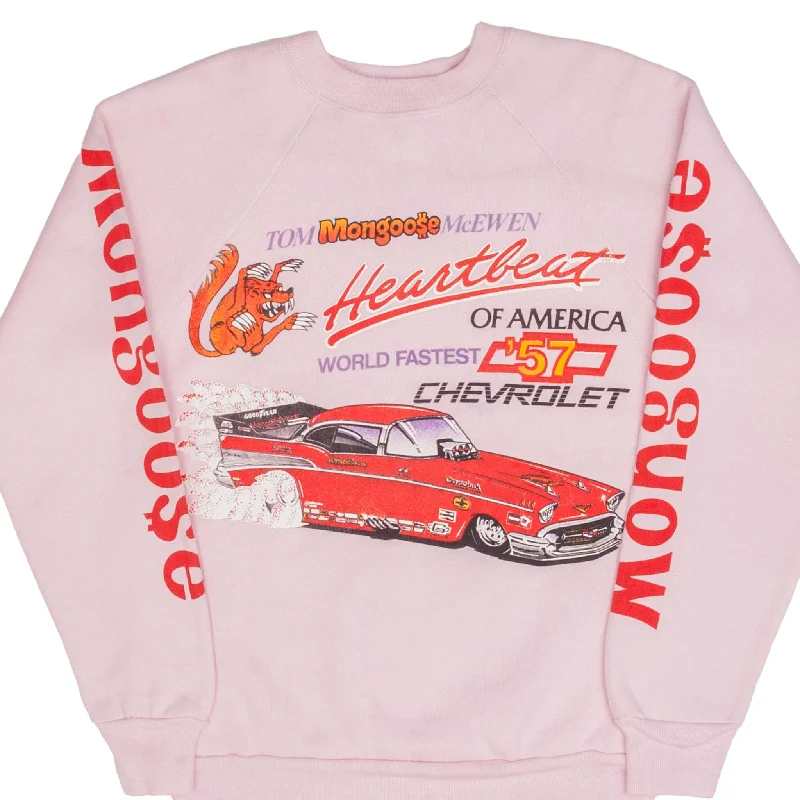 Get the latest trends in men’s clothing – huge savings inside.  VINTAGE NHRA TOM MONGOOSE MCEWEM WORLD TOUR 1989 SWEATSHIRT SIZE SMALL MADE USA