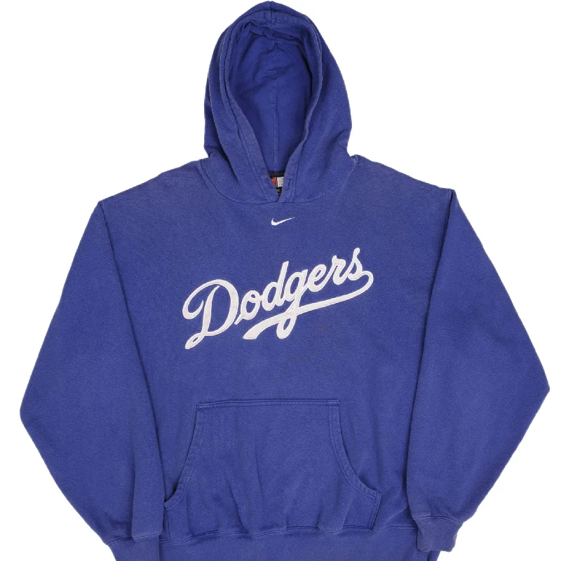 Shop seasonal clothing deals – Big savings on fashion essentials.  VINTAGE NIKE MLB LOS ANGELES DODGERS CENTER SWOOSH 1990S HOODIE SWEATSHIRT XL