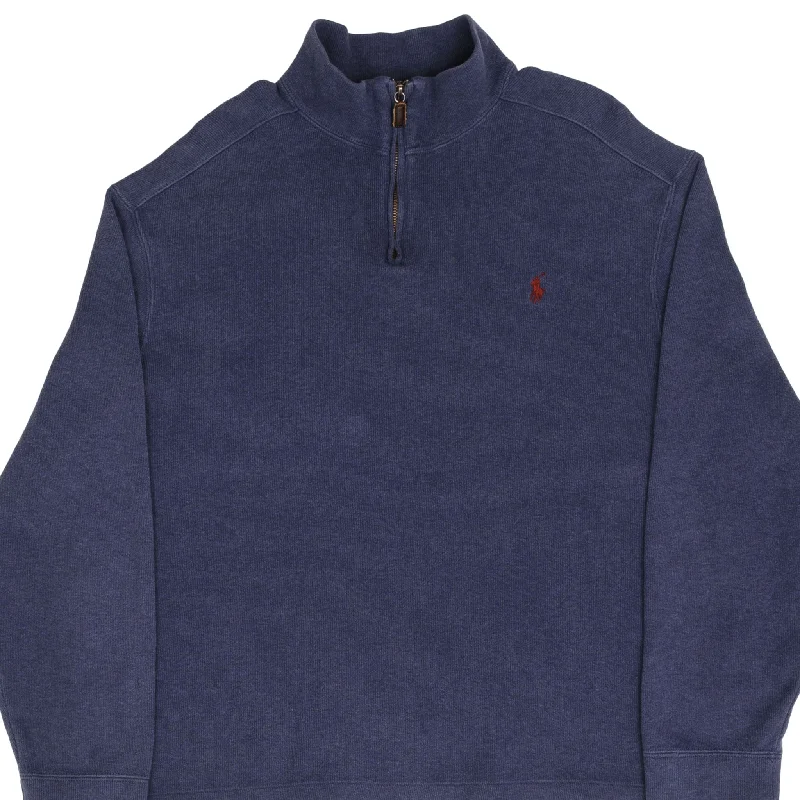 Shop the essentials – men’s wardrobe must-haves on sale.  VINTAGE POLO RALPH LAUREN BLUE QUARTER 1/4 ZIP SWEATER 1990S SIZE XL