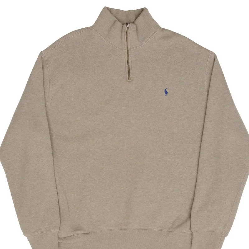 Shop our exclusive men’s fashion deals – limited time only!  VINTAGE POLO RALPH LAUREN GREEN BEIGE QUARTER 1/4 ZIP SWEATER 1990S SIZE LARGE